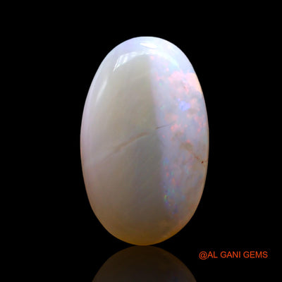 Natural Untreated Fire Opal Loose Gemstone Oval Cabochon From Australia 3.00 Cts 15x9x4 mm AF-671