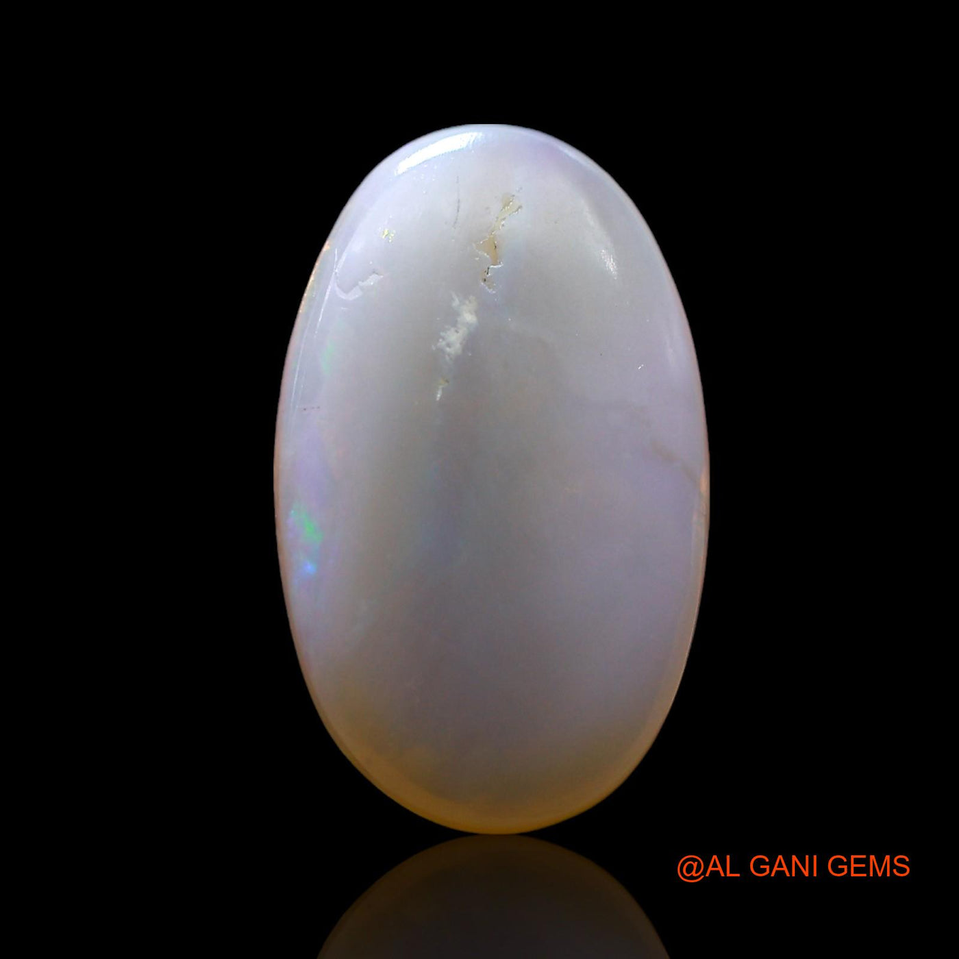 Natural Untreated Fire Opal Loose Gemstone Oval Cabochon From Australia 3.00 Cts 15x9x4 mm AF-671
