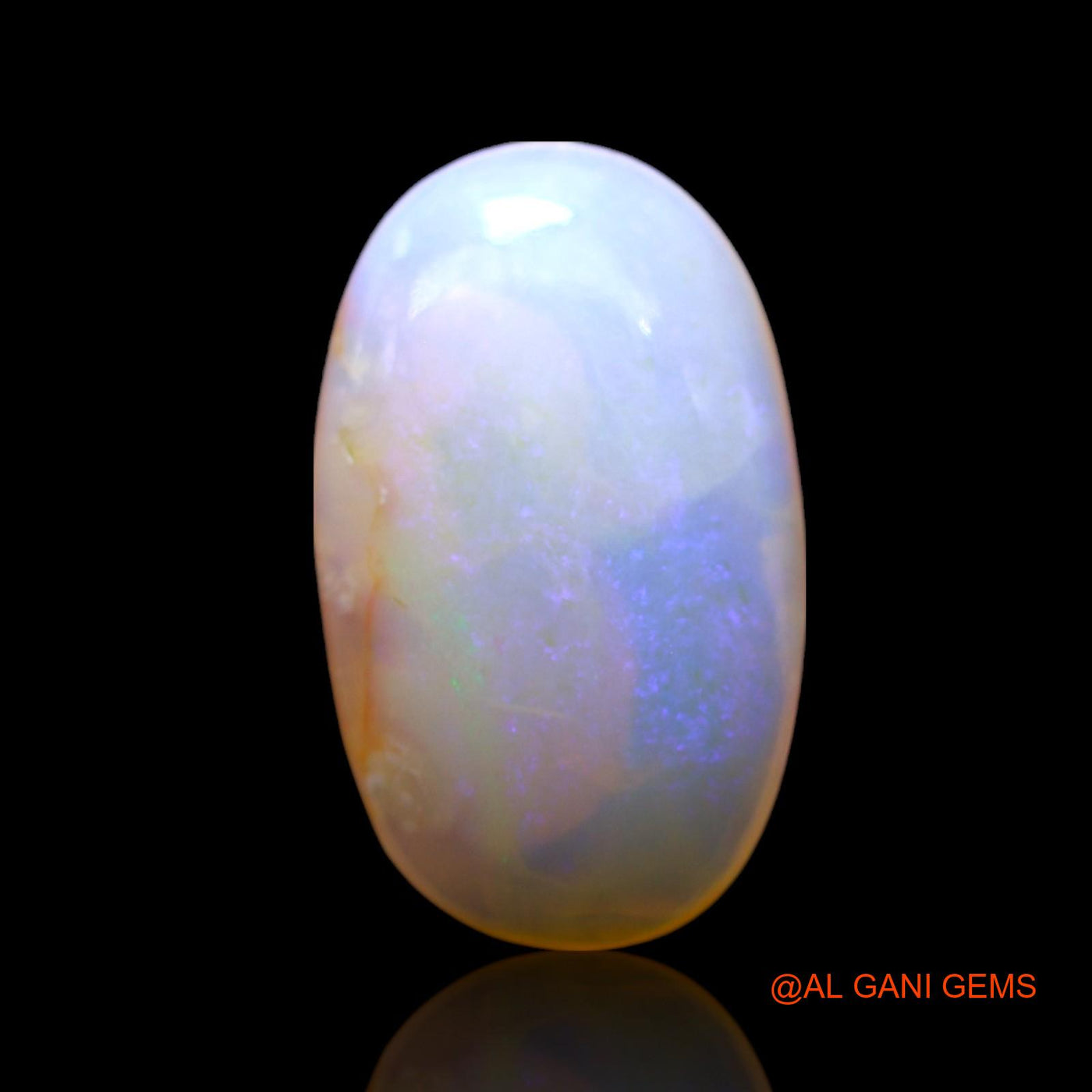 4.00 Cts Natural Australian Fire Opal Oval Cabochon Loose Gemstone For Jewelry 15x9x4 mm AF-673