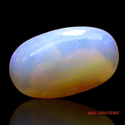 4.00 Cts Natural Australian Fire Opal Oval Cabochon Loose Gemstone For Jewelry 15x9x4 mm AF-673