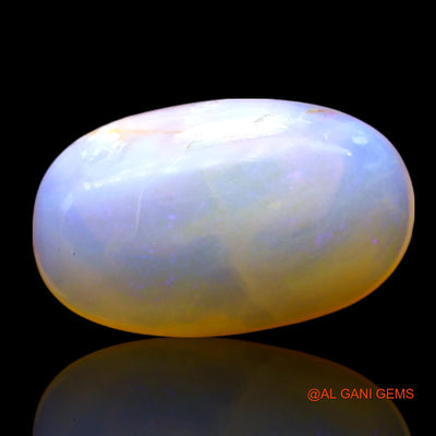 4.00 Cts Natural Australian Fire Opal Oval Cabochon Loose Gemstone For Jewelry 15x9x4 mm AF-673