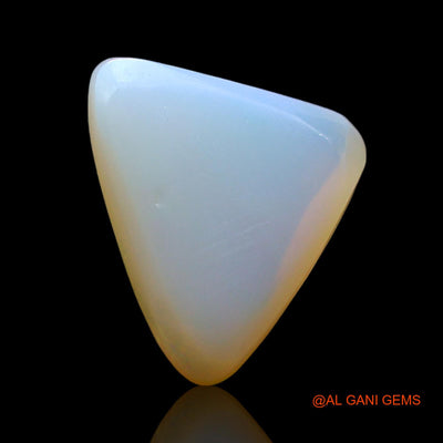 4.00 Cts Natural Australian Fire Opal Trillion Cabochon Loose Gemstone For Jewelry 12x11x5 mm AF-674