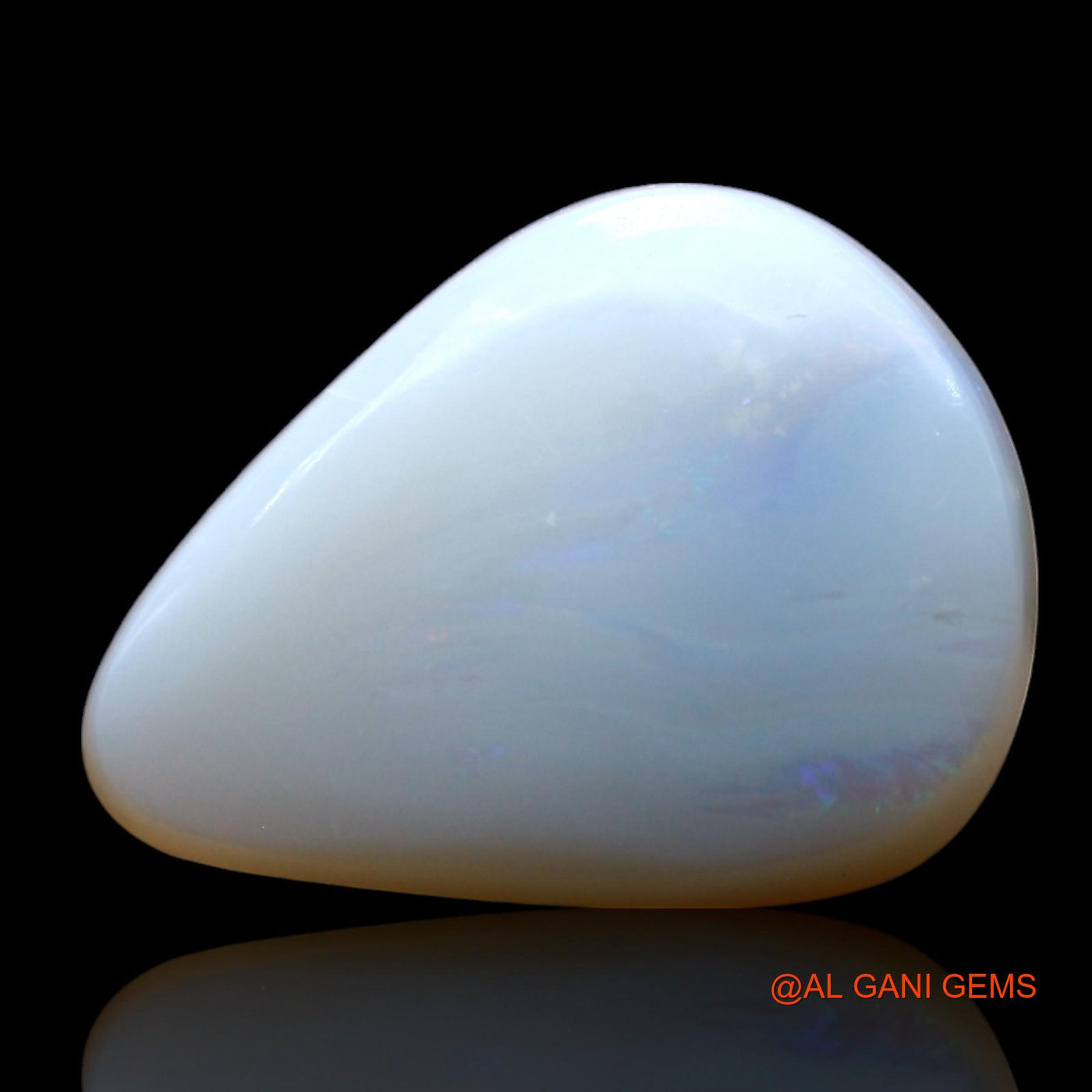 Natural Untreated Fire Opal Loose Gemstone Pear Cabochon From Australia 3.00 Cts 15x11x3 mm AF-675