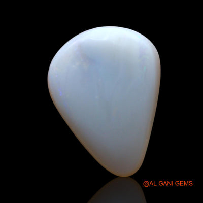 Natural Untreated Fire Opal Loose Gemstone Pear Cabochon From Australia 3.00 Cts 15x11x3 mm AF-675