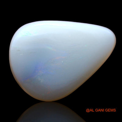 Natural Untreated Fire Opal Loose Gemstone Pear Cabochon From Australia 3.00 Cts 15x11x3 mm AF-675