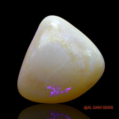 3.00 Cts Natural Australian Fire Opal Loose Gemstone Fancy Cabochon 13x12x3 mm AF-676
