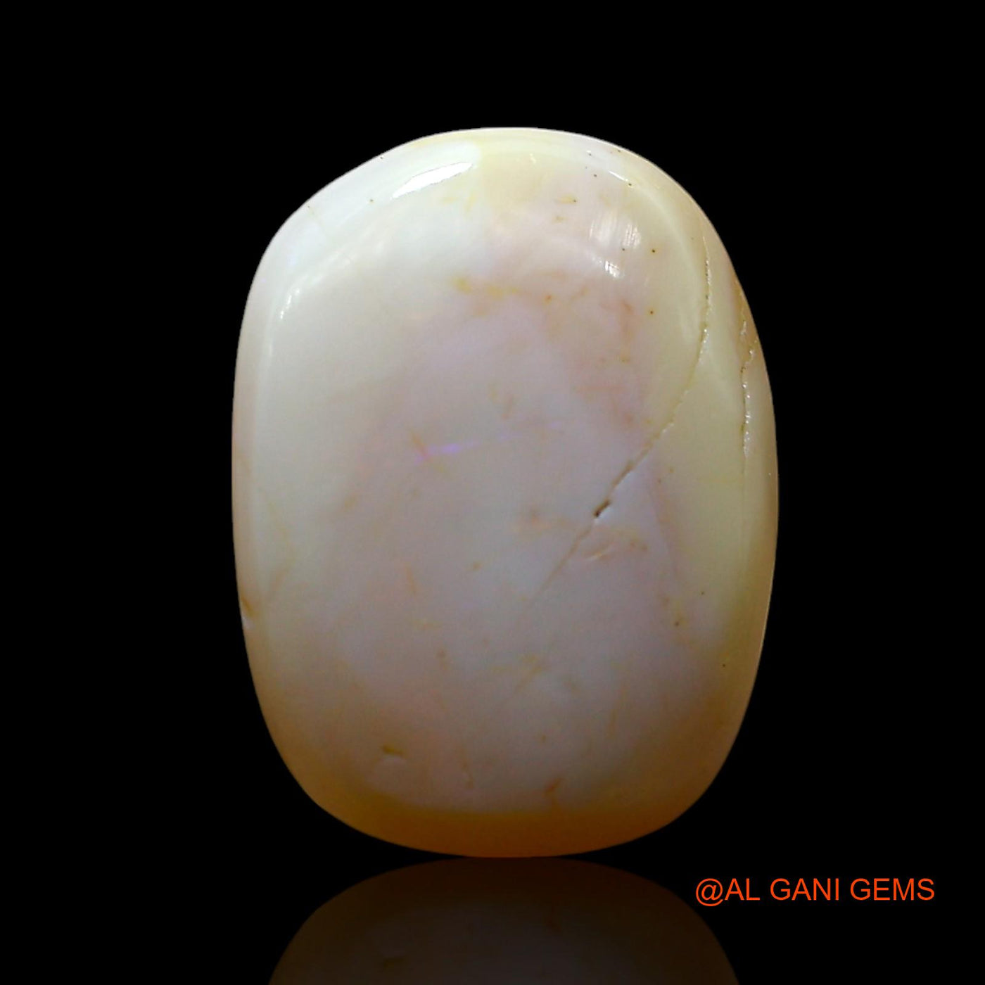 5.00 Cts Natural Australian Fire Opal Loose Gemstone Oval Cabochon 13x10x5 mm AF-677