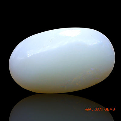 Natural Untreated Fire Opal Loose Gemstone Oval Cabochon From Australia 3.00 Cts 15x9x3 mm AF-678