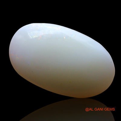 Natural Untreated Fire Opal Loose Gemstone Oval Cabochon From Australia 3.00 Cts 15x9x3 mm AF-678