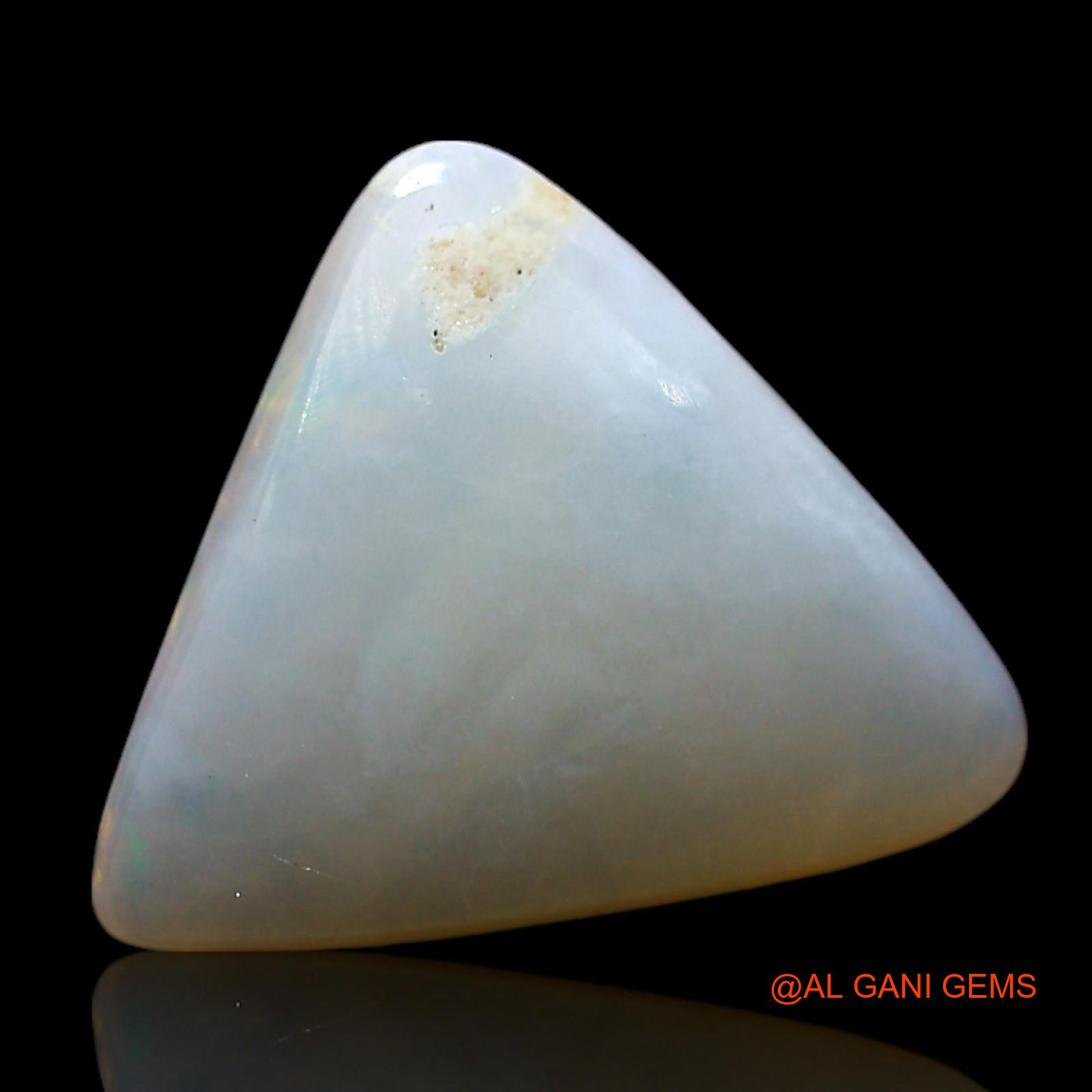 3.00 Cts Natural Australian Fire Opal Loose Gemstone Trillion Cabochon 12x11x4 mm AF-679