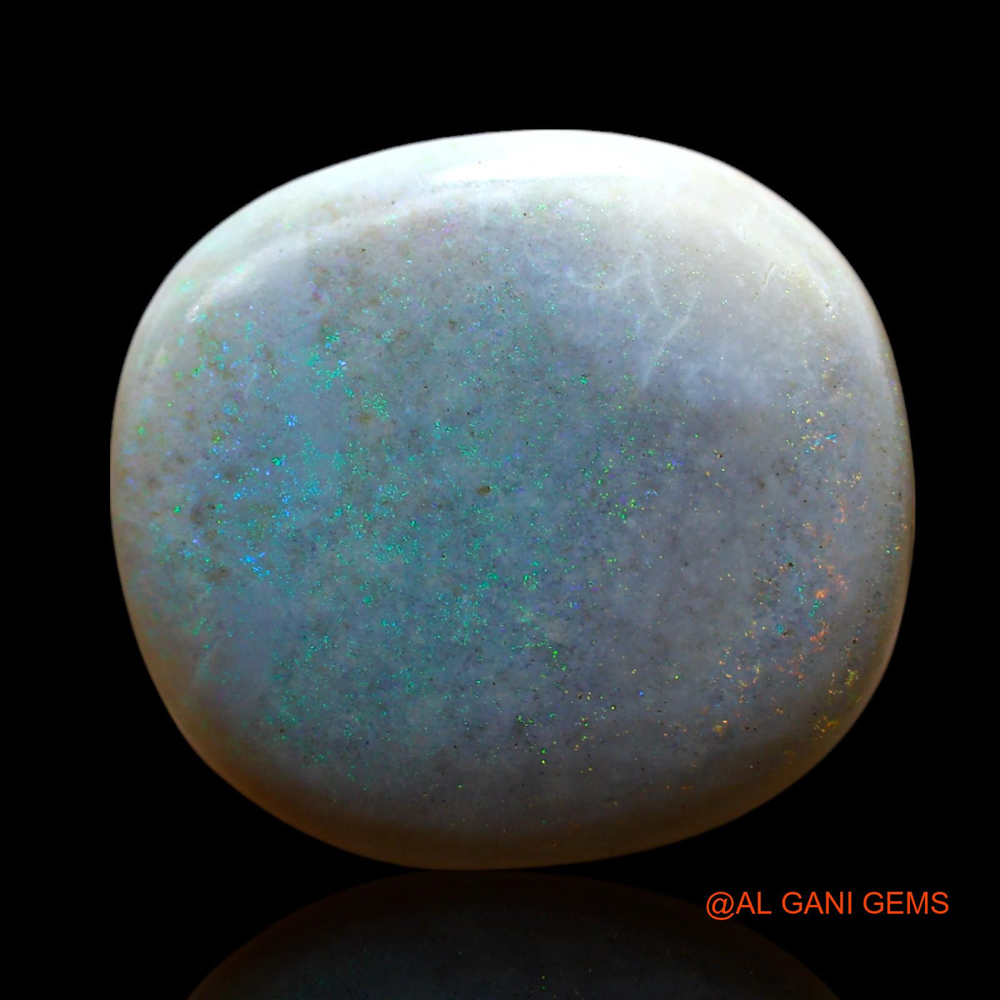 8.00 Cts Natural Australian Fire Opal Loose Gemstone Oval Cabochon 17x15x4 mm AF-67