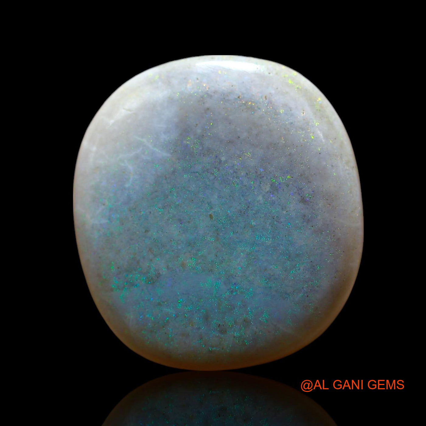 8.00 Cts Natural Australian Fire Opal Loose Gemstone Oval Cabochon 17x15x4 mm AF-67