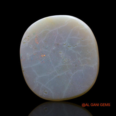 8.00 Cts Natural Australian Fire Opal Loose Gemstone Oval Cabochon 17x15x4 mm AF-67