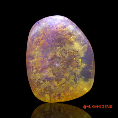 Natural Fire Opal Gemstone 3.00 Cts Loose Fancy Cabochon From Australia 14x11x3 mm AF-682
