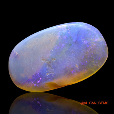 2.00 Cts Natural Australian Fire Opal Loose Gemstone Oval Cabochon 15x9x2 mm AF-683