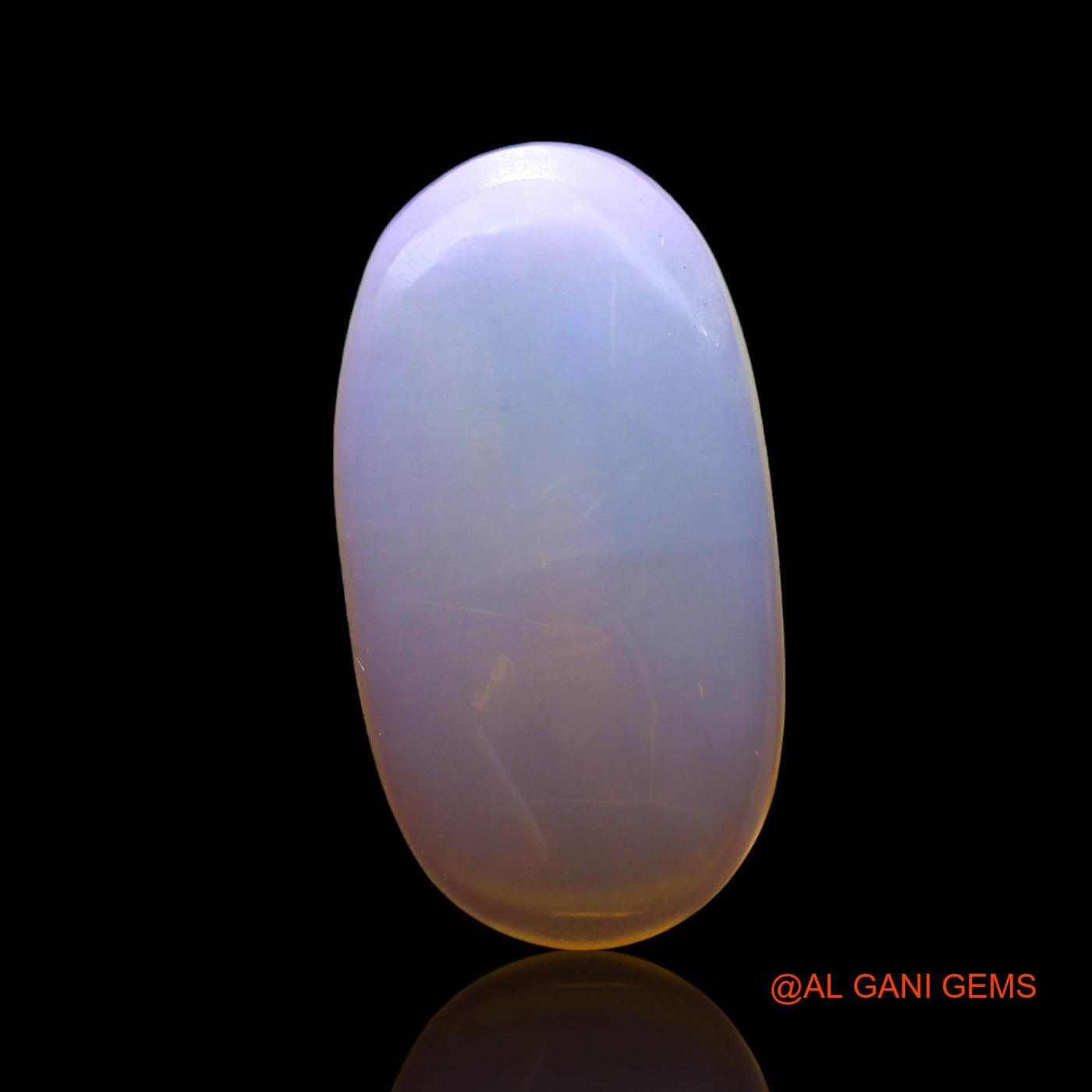 Natural Untreated Fire Opal Loose Gemstone Oval Cabochon From Australia 2.00 Cts 16x8x2 mm AF-684