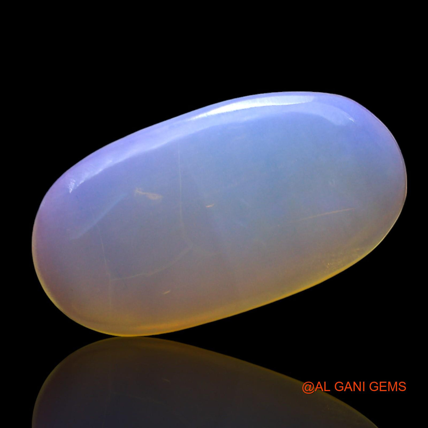Natural Untreated Fire Opal Loose Gemstone Oval Cabochon From Australia 2.00 Cts 16x8x2 mm AF-684