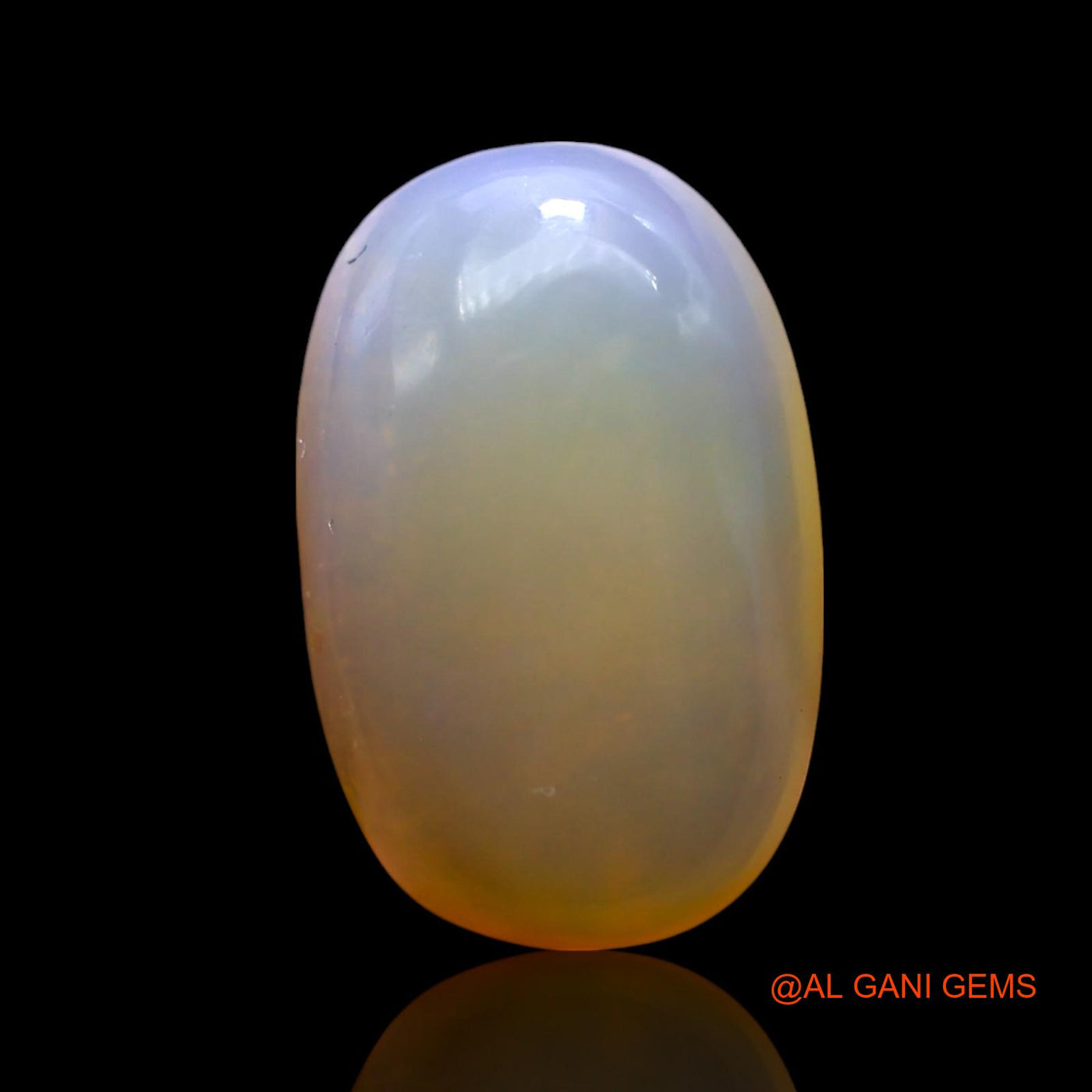Natural Fire Opal Gemstone 5.00 Cts Loose Oval Cabochon From Australia 14x9x5 mm AF-685