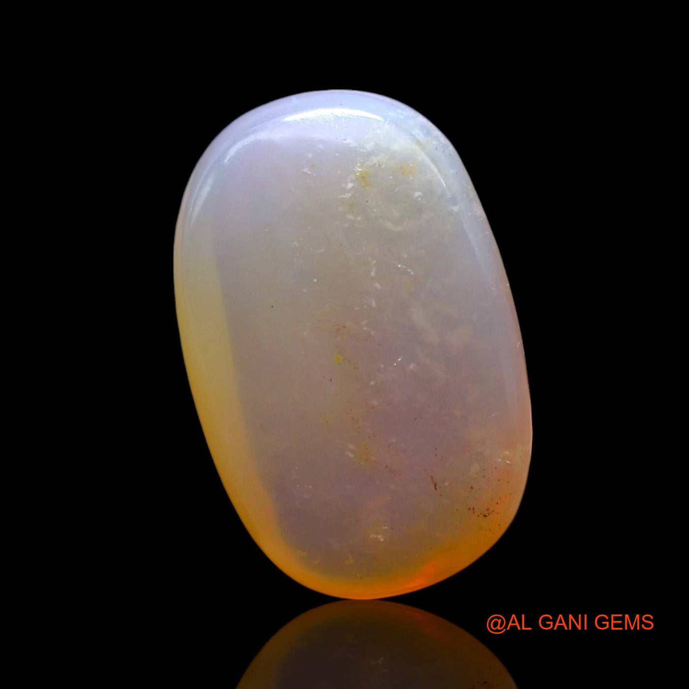 Natural Fire Opal Gemstone 5.00 Cts Loose Oval Cabochon From Australia 14x9x5 mm AF-685