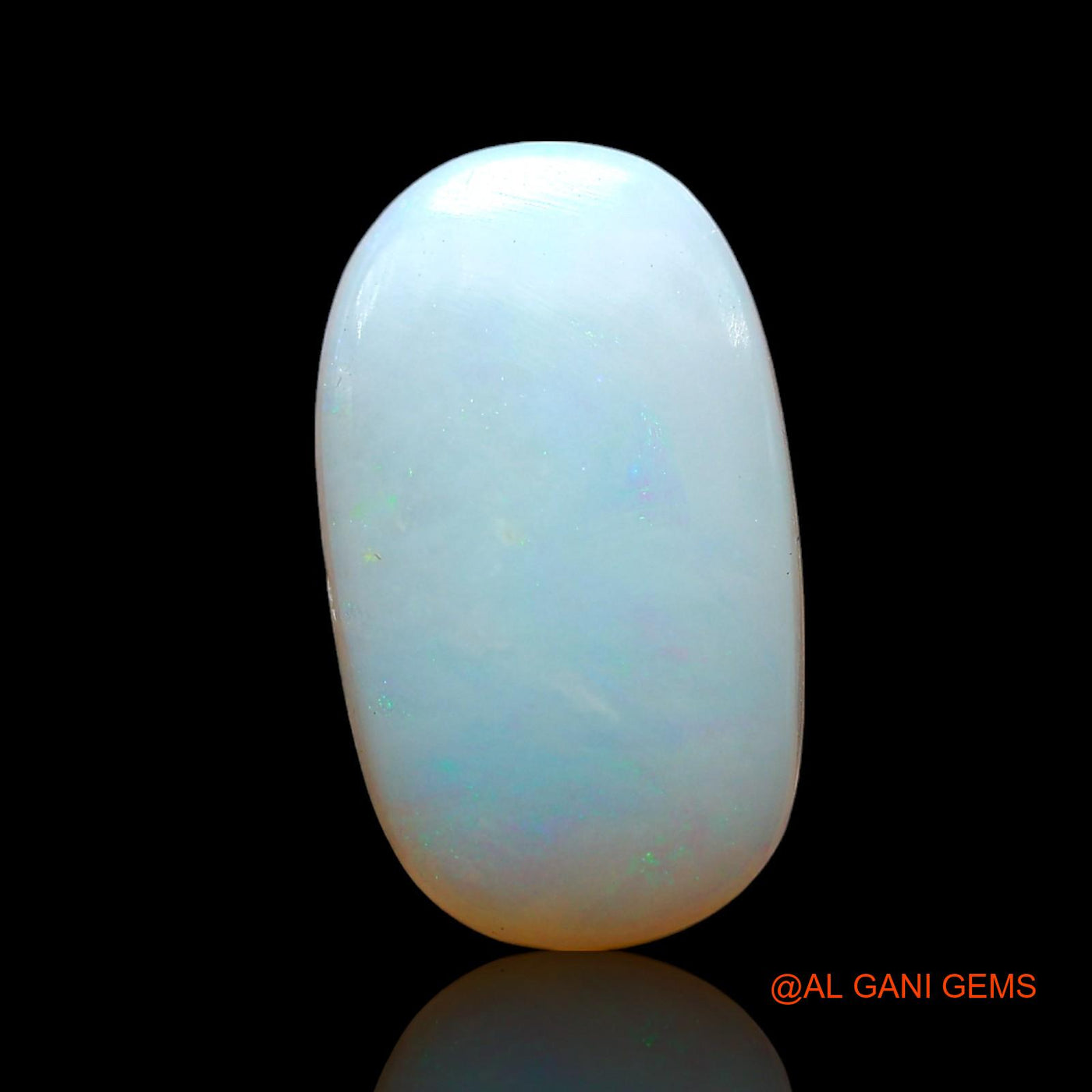 Natural Untreated Fire Opal Loose Gemstone Oval Cabochon From Australia 3.00 Cts 15x8x3 mm AF-687