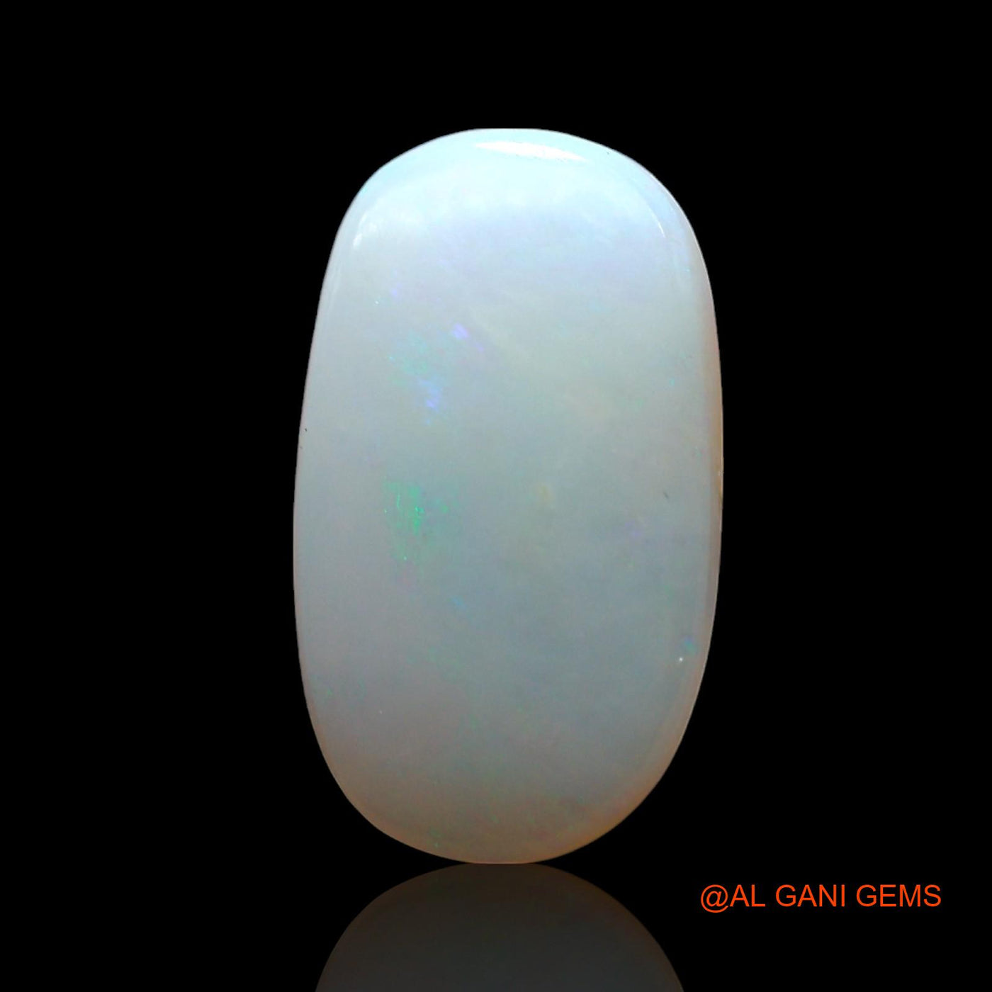 Natural Untreated Fire Opal Loose Gemstone Oval Cabochon From Australia 3.00 Cts 15x8x3 mm AF-687