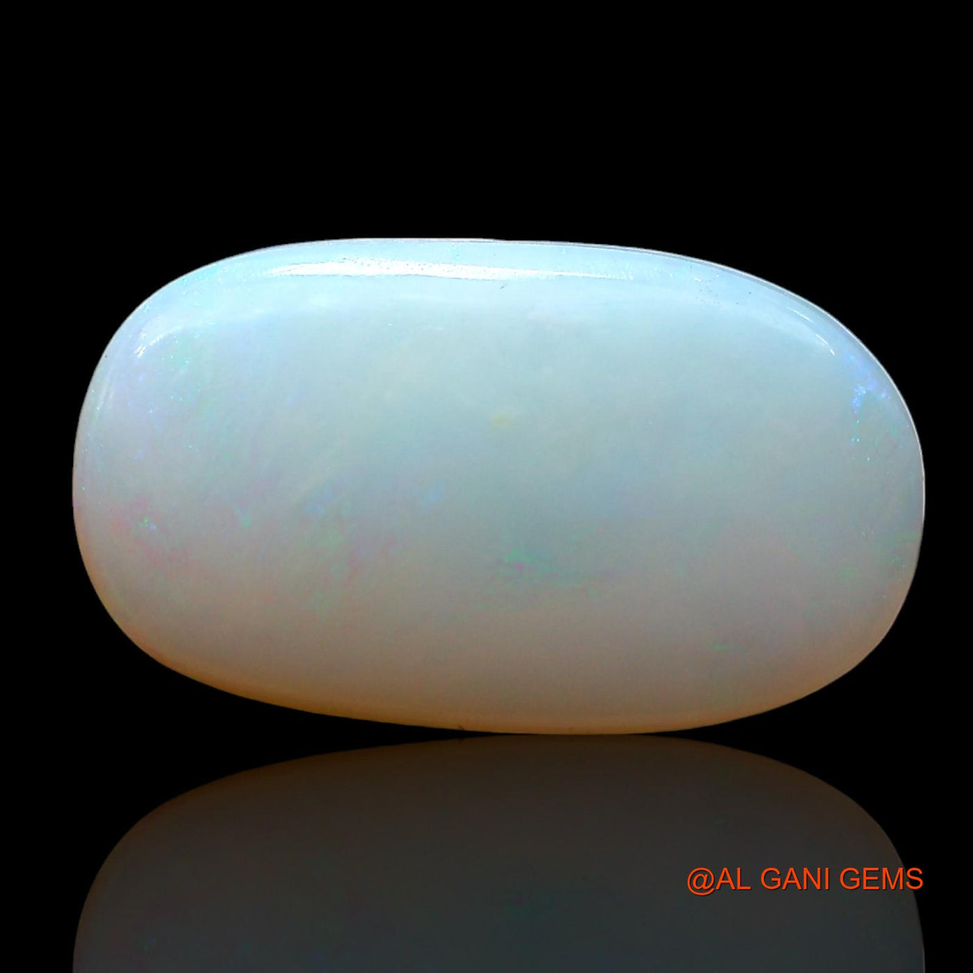 Natural Untreated Fire Opal Loose Gemstone Oval Cabochon From Australia 3.00 Cts 15x8x3 mm AF-687