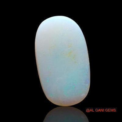 Natural Untreated Fire Opal Loose Gemstone Oval Cabochon From Australia 3.00 Cts 15x8x3 mm AF-687