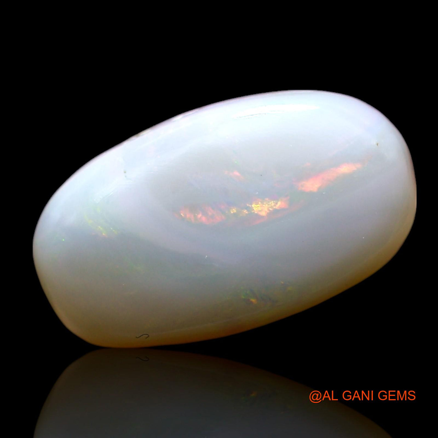 4.00 Cts Natural Australian Fire Opal Oval Cabochon Loose Gemstone For Jewelry 14x8x5 mm AF-690