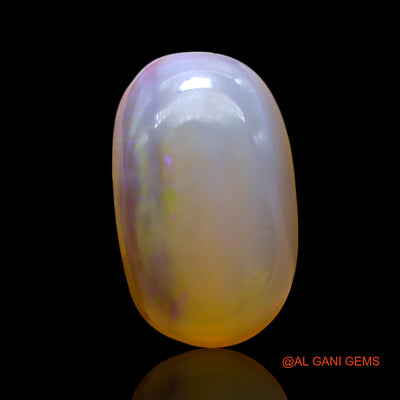 4.00 Cts Natural Australian Fire Opal Loose Gemstone Oval Cabochon 14x9x5 mm AF-691