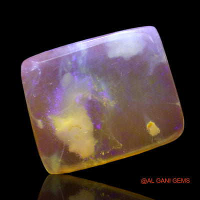 Natural Fire Opal Gemstone 2.00 Cts Loose Square Cabochon From Australia 12x10x2 mm AF-692