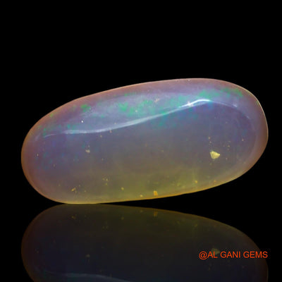 3.00 Cts Unheated Australian Fire Opal Loose Gemstone Oval Cabochon Natural 16x7x4 mm AF-694