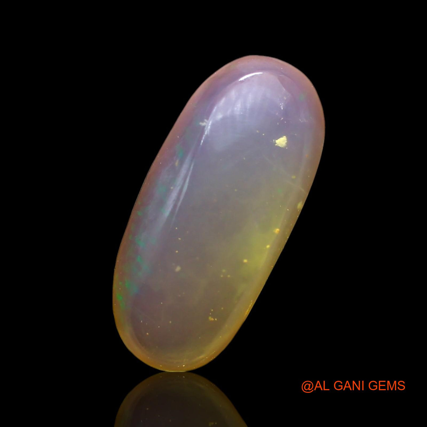3.00 Cts Unheated Australian Fire Opal Loose Gemstone Oval Cabochon Natural 16x7x4 mm AF-694
