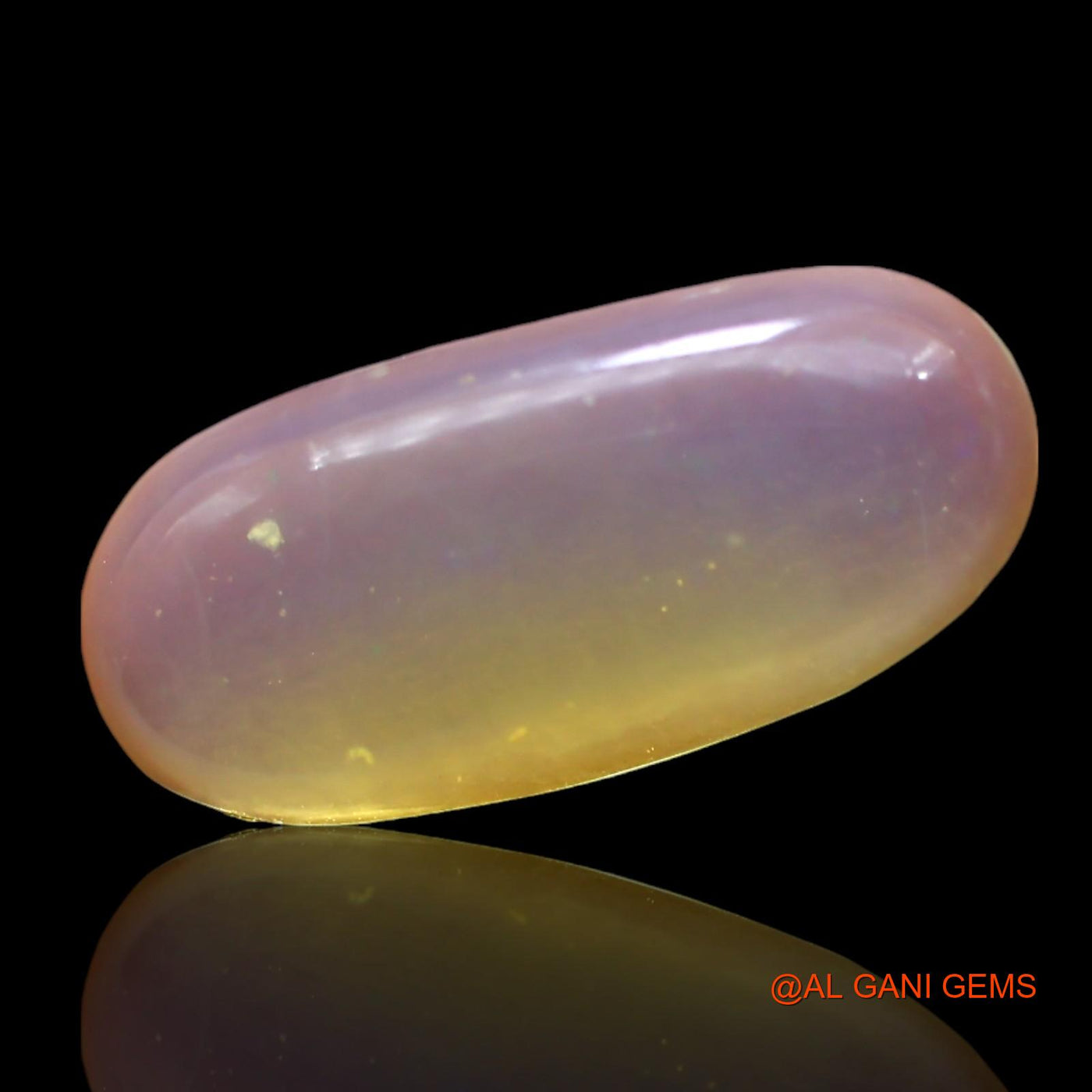 3.00 Cts Unheated Australian Fire Opal Loose Gemstone Oval Cabochon Natural 16x7x4 mm AF-694