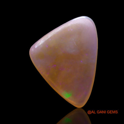Natural Untreated Fire Opal Loose Gemstone Trillion Cabochon From Australia 2.00 Cts 14x11x2 mm AF-695