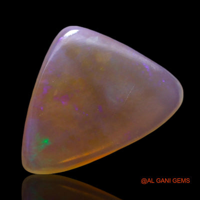 Natural Untreated Fire Opal Loose Gemstone Trillion Cabochon From Australia 2.00 Cts 14x11x2 mm AF-695