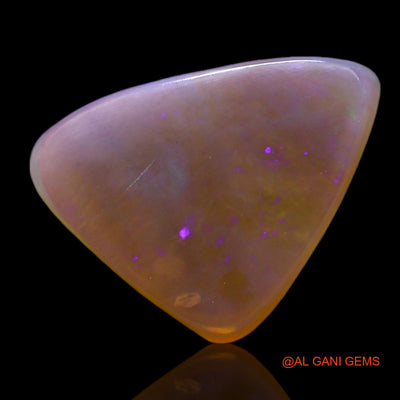 Natural Untreated Fire Opal Loose Gemstone Trillion Cabochon From Australia 2.00 Cts 14x11x2 mm AF-695