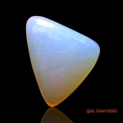 3.00 Cts Unheated Australian Fire Opal Loose Gemstone Trillion Cabochon Natural 14x10x4 mm AF-697