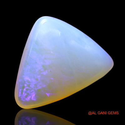 3.00 Cts Unheated Australian Fire Opal Loose Gemstone Trillion Cabochon Natural 14x10x4 mm AF-697