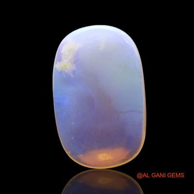 Natural Fire Opal Gemstone 2.00 Cts Loose Oval Cabochon From Australia 14x9x2 mm AF-698