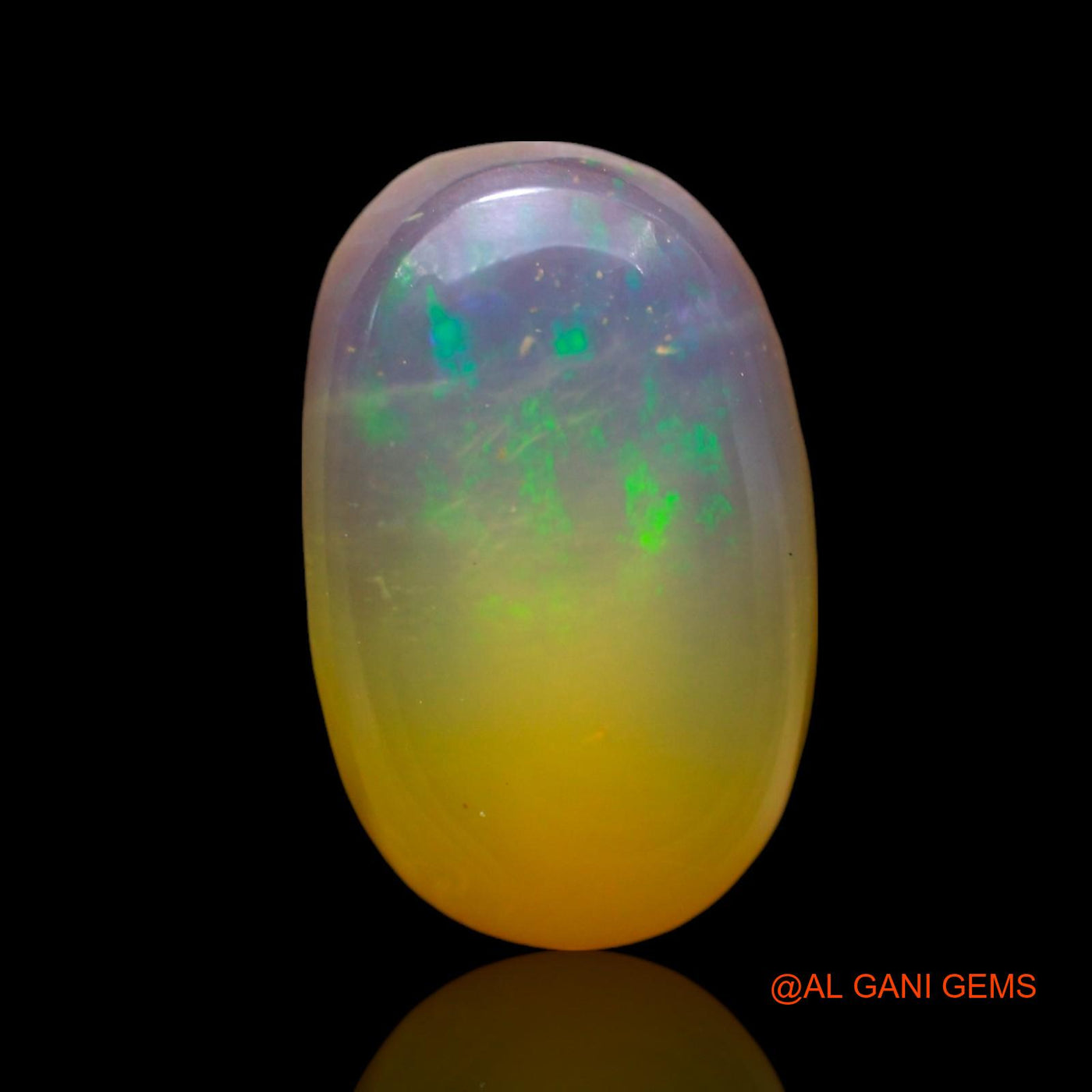 4.00 Cts Natural Australian Fire Opal Loose Gemstone Oval Cabochon 14x9x4 mm AF-699