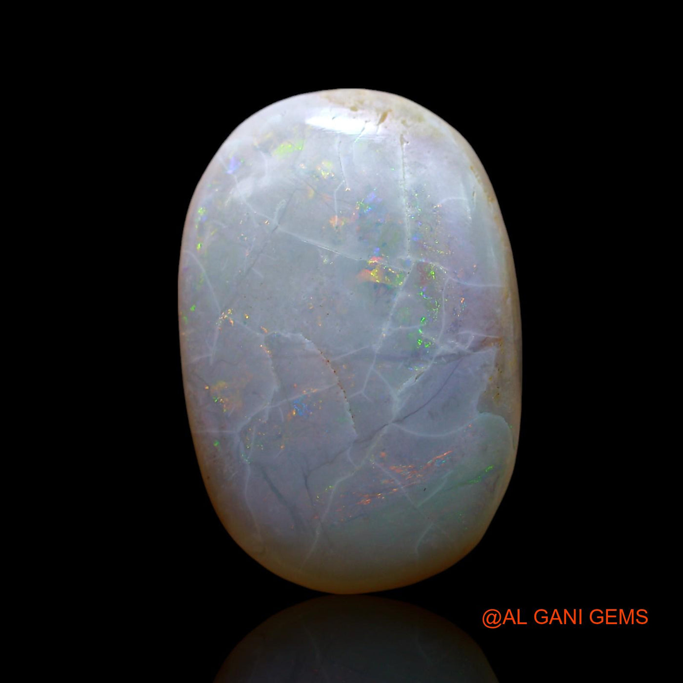 6.00 Cts Natural Australian Fire Opal Loose Gemstone Oval Cabochon 18x12x4 mm AF-69