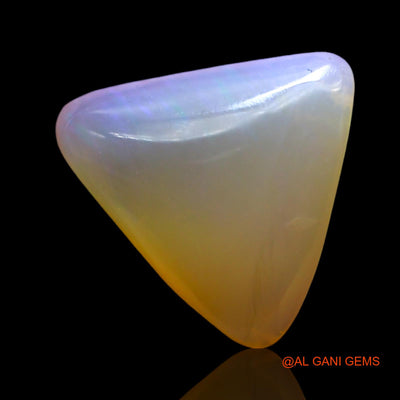 2.00 Cts Natural Australian Fire Opal Trillion Cabochon Loose Gemstone For Jewelry 13x11x3 mm AF-700