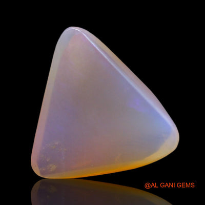 2.00 Cts Natural Australian Fire Opal Trillion Cabochon Loose Gemstone For Jewelry 13x11x3 mm AF-700