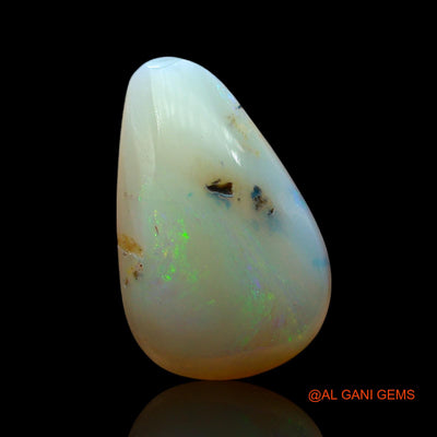 3.00 Cts Natural Australian Fire Opal Loose Gemstone Pear Cabochon 15x9x4 mm AF-701