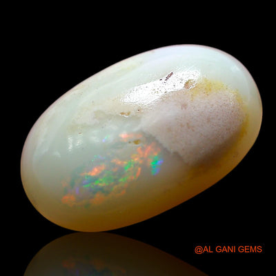 4.00 Cts Natural Australian Fire Opal Loose Gemstone Oval Cabochon 14x9x5 mm AF-702