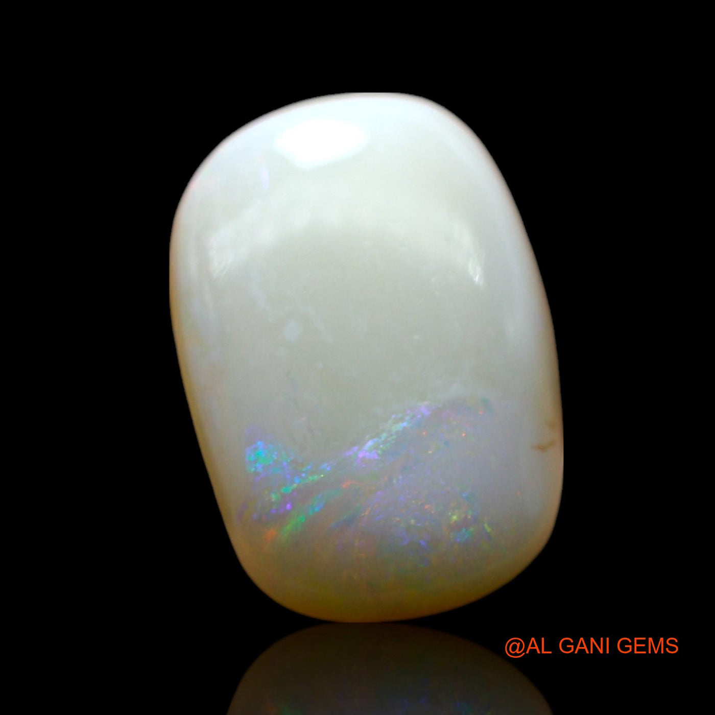 4.00 Cts Natural Australian Fire Opal Loose Gemstone Oval Cabochon 13x9x4 mm AF-705