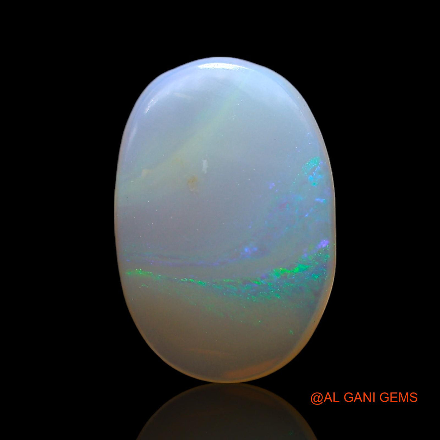 2.00 Cts Natural Australian Fire Opal Oval Cabochon Loose Gemstone For Jewelry 14x9x3 mm AF-706