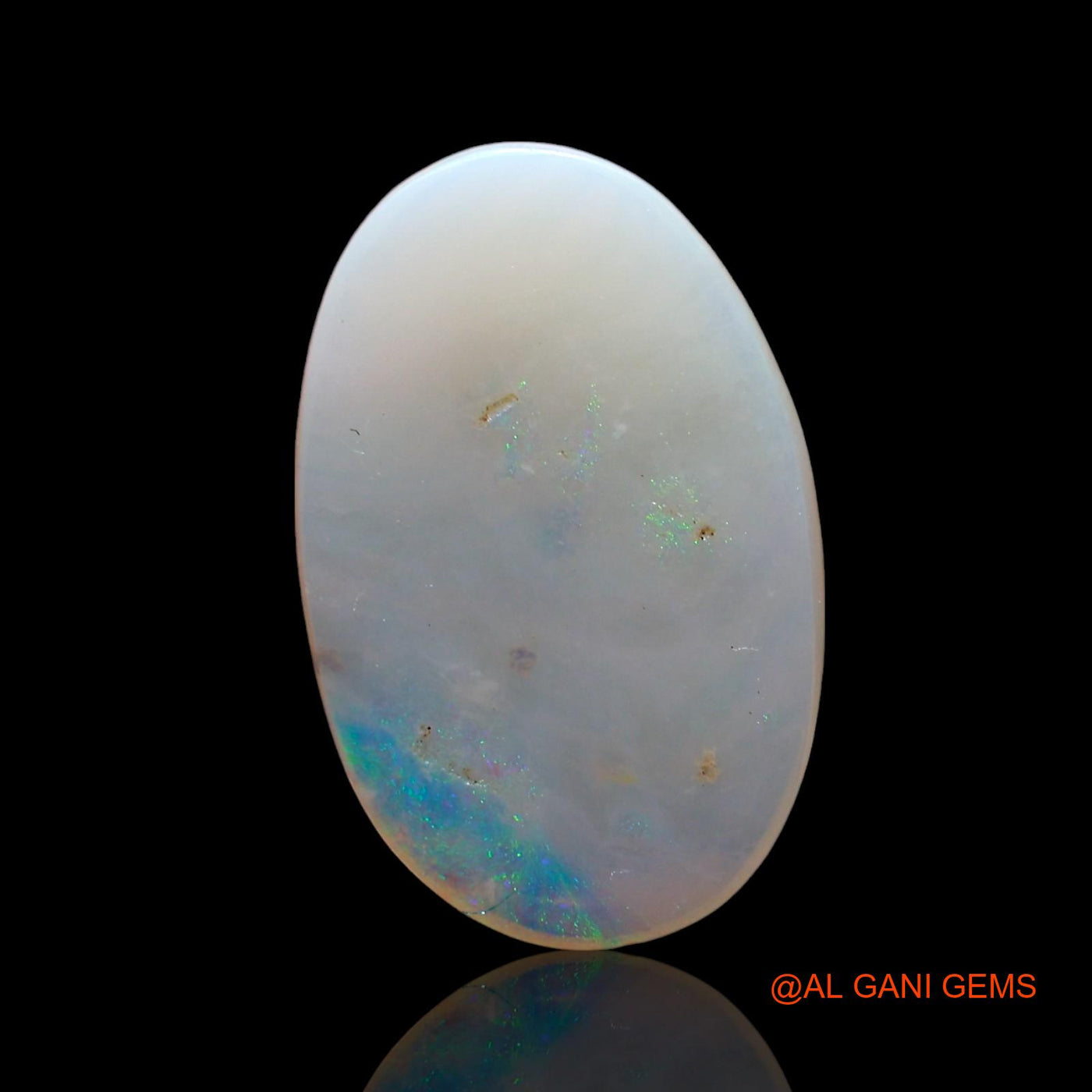 2.00 Cts Natural Australian Fire Opal Loose Gemstone Oval Cabochon 15x9x2 mm AF-707