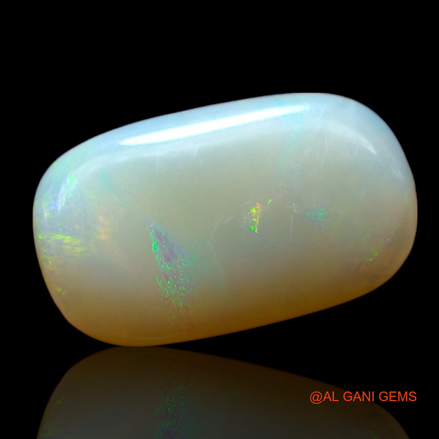 2.00 Cts Natural Australian Fire Opal Loose Gemstone Oval Cabochon 14x8x2 mm AF-708