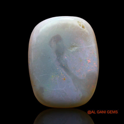 7.00 Cts Natural Australian Fire Opal Loose Gemstone Oval Cabochon 16x13x4 mm AF-70